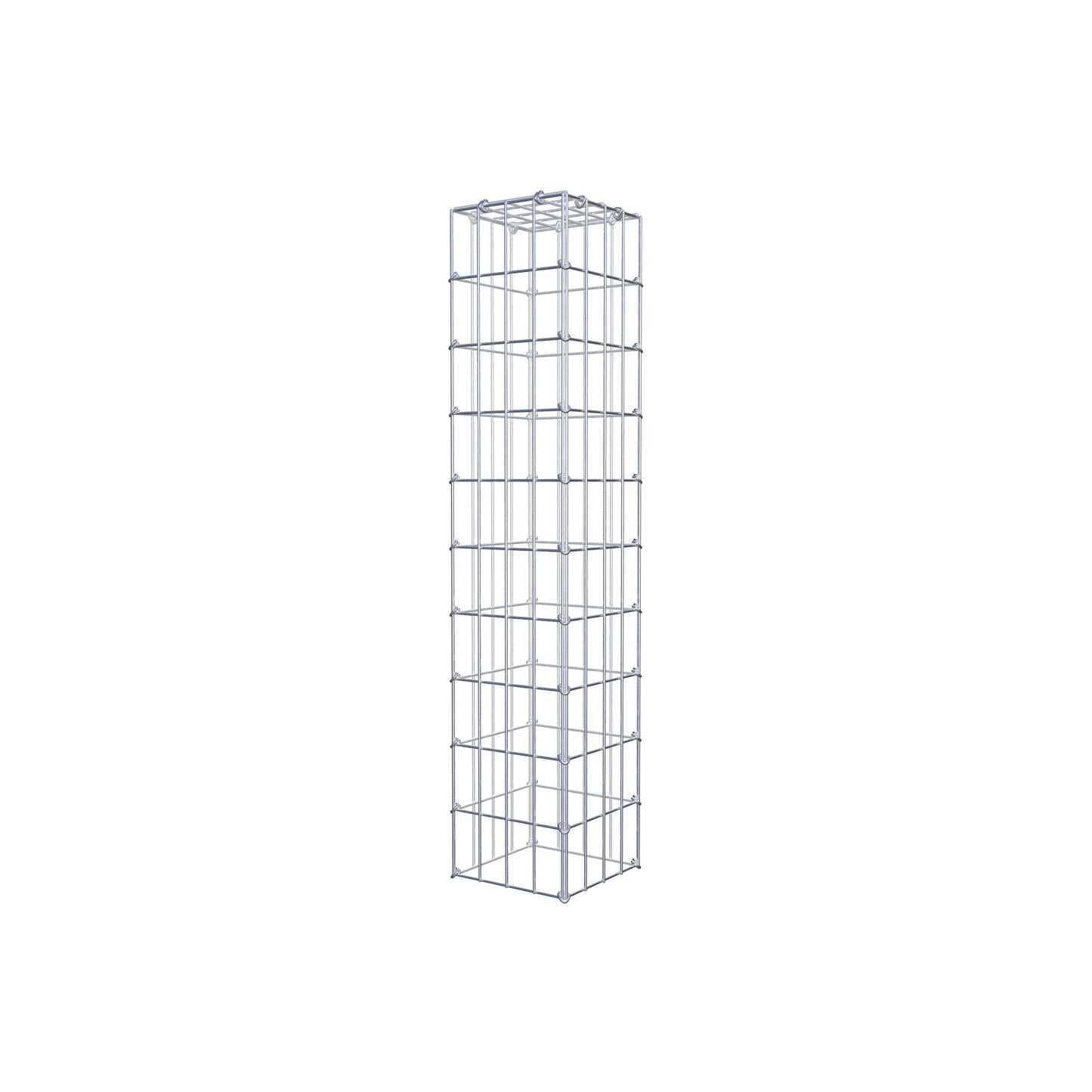 Gabião Tipo 3 100 cm x 20 cm x 20 cm (C x A x P), malhagem 5 cm x 10 cm, anel C