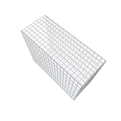 Mounted gabion type 2 100 cm x 80 cm x 40 cm, mesh size 5 cm x 10 cm, C-ring