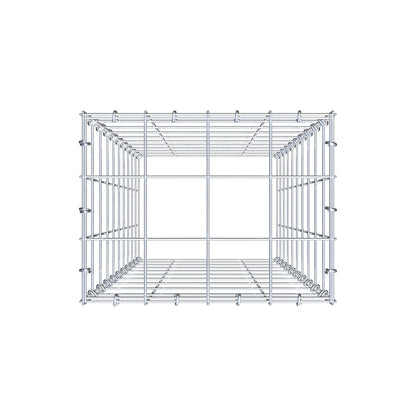 Gabião Tipo 3 100 cm x 40 cm x 30 cm (C x A x P), malhagem 10 cm x 10 cm, anel C