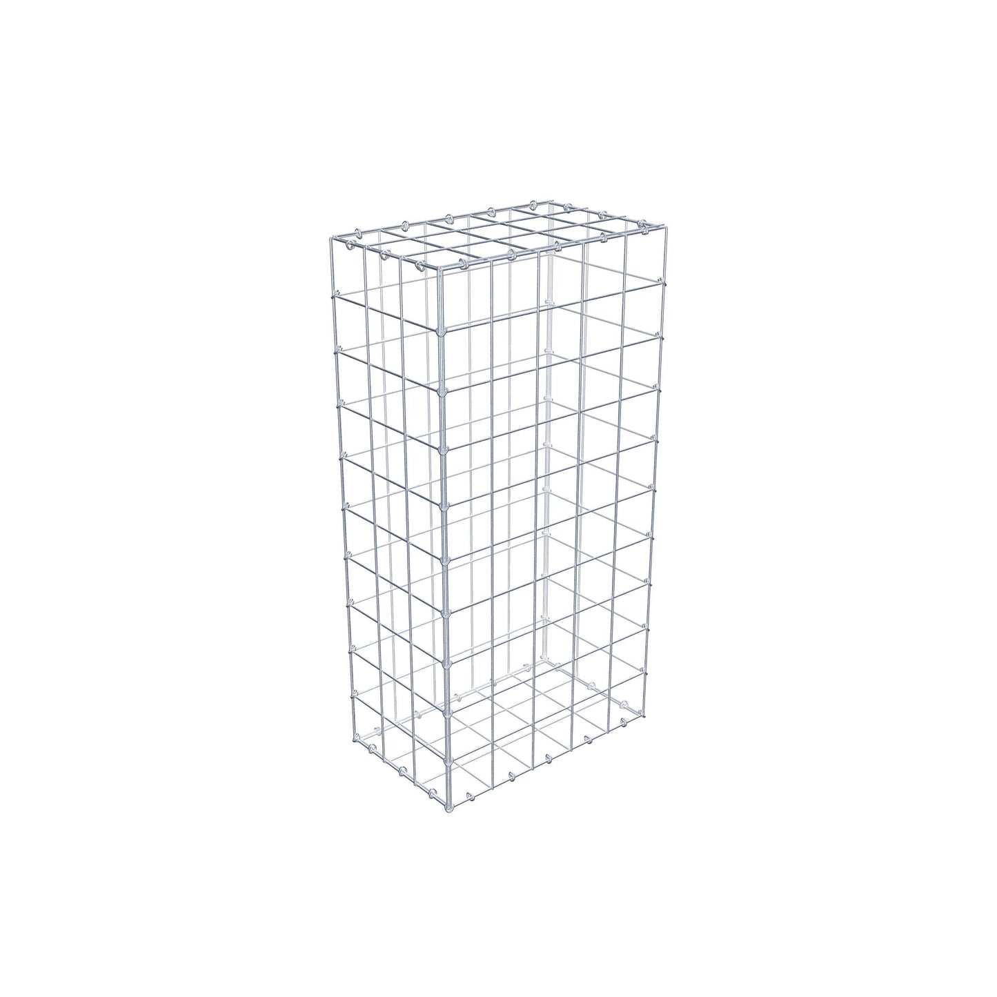 Gabião 100 cm x 30 cm x 50 cm (C x A x P), malhagem 10 cm x 10 cm, anel C