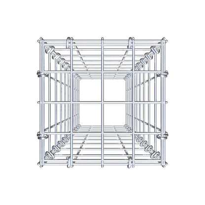 Gabião Tipo 3 100 cm x 20 cm x 20 cm (C x A x P), malhagem 5 cm x 10 cm, anel C