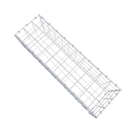 Gabione 100 cm x 30 cm x 30 cm (L x H x T), Maschenweite 10 x 10 cm, Spiralring
