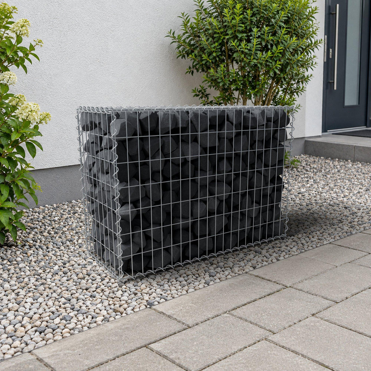 Gabion 100 cm x 70 cm x 40 cm (L x H x P), mailles 5 cm x 10 cm, spirale