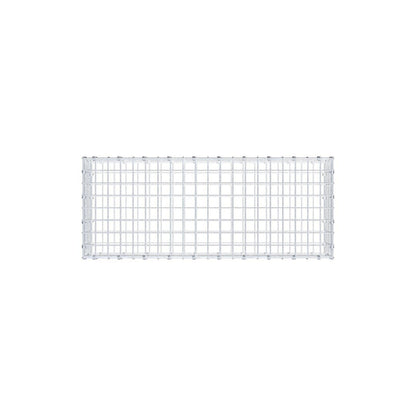 Gabião 100 cm x 20 cm x 40 cm (C x A x P), malhagem 5 x 5 cm, anel espiral