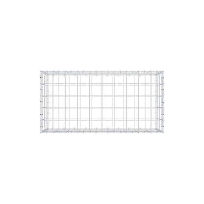 Gabion 100 cm x 40 cm x 50 cm (L x H x D), maskestørrelse 10 cm x 10 cm, C-ring