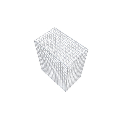 Gabion 100 cm x 80 cm x 50 cm (L x H x D), maskestørrelse 5 cm x 5 cm, C-ring