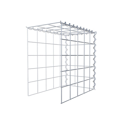 Opvokset gabion type 4 50 cm x 50 cm x 30 cm (L x H x D), maskestørrelse 10 cm x 10 cm, spiral