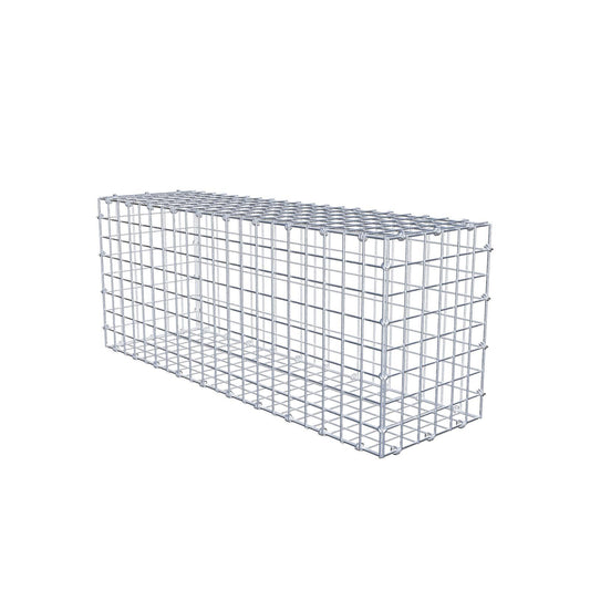 Gabião 100 cm x 40 cm x 30 cm (C x A x P), malhagem 5 x 5 cm, anel espiral