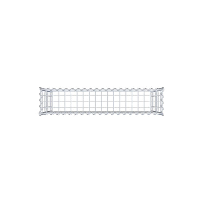 Gabbione aggiuntivo tipo 3 100 cm x 70 cm x 20 cm (L x H x P), maglia 5 cm x 10 cm, spirale