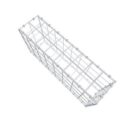 Gabion 80 cm x 40 cm x 20 cm (L x H x D), mesh size 10 x 10 cm, spiral ring