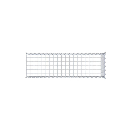 Gabion rapporté type 4 100 cm x 30 cm x 30 cm (L x H x P), mailles 5 cm x 5 cm, spirale