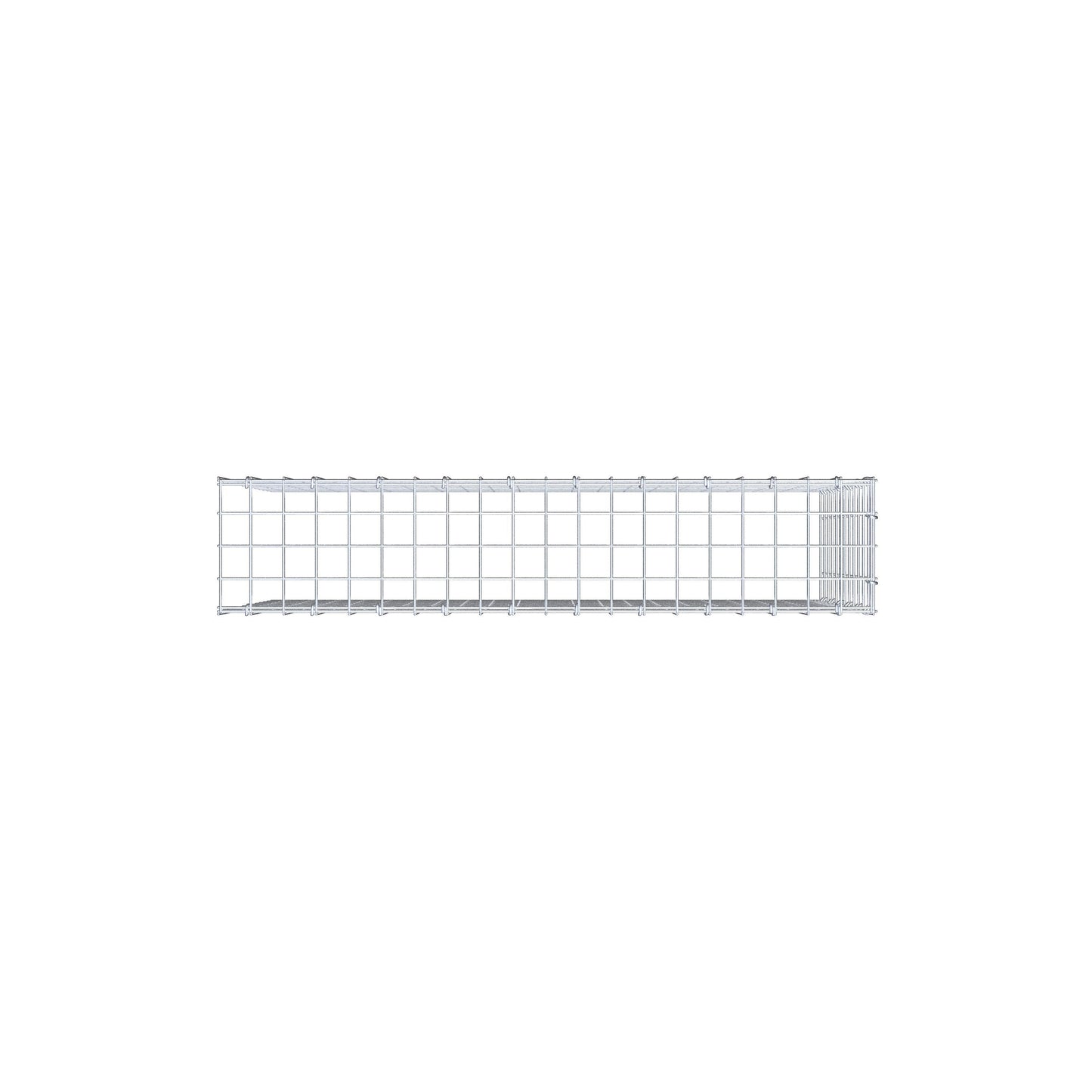 Gabbione aggiuntivo di tipo 4 100 cm x 60 cm x 20 cm (L x H x P), maglia 5 cm x 5 cm, anello a C
