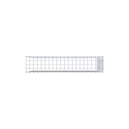 Gabbione aggiuntivo di tipo 4 100 cm x 60 cm x 20 cm (L x H x P), maglia 5 cm x 5 cm, anello a C