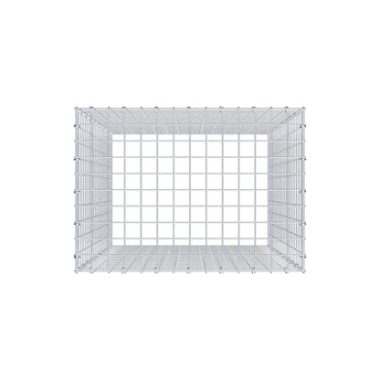 Gabião Tipo 3 100 cm x 70 cm x 50 cm (C x A x P), malhagem 5 cm x 5 cm, anel C