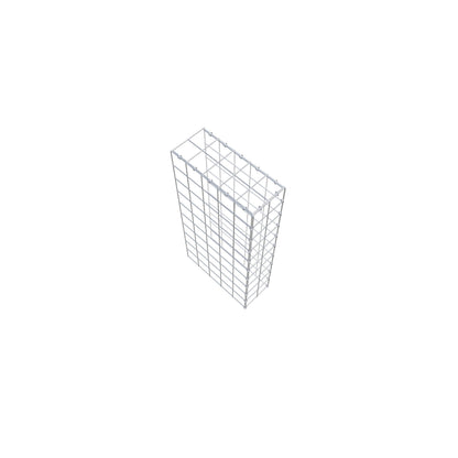 Fourche rapportée type 4 100 cm x 50 cm x 20 cm (L x H x P), mailles 10 cm x 10 cm, anneau C