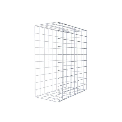 Gavión complementario de tipo 2 100 cm x 80 cm x 40 cm (L x A x P), malla 10 cm x 10 cm, anillo en C