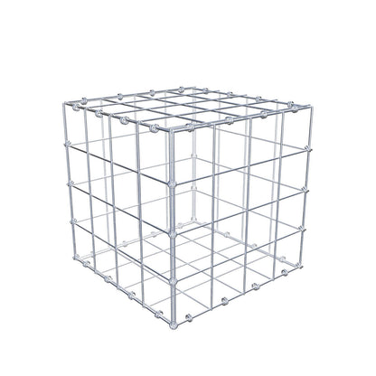 Gabion 40 cm x 40 cm x 40 cm (L x H x P), mailles 10 x 10 cm, anneau en spirale