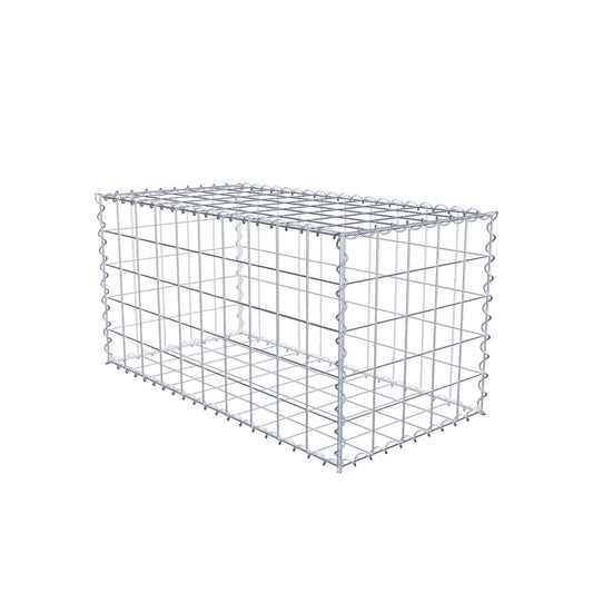 Gabion 100 cm x 50 cm x 50 cm (L x H x D), maskestørrelse 10 cm x 10 cm, spiral