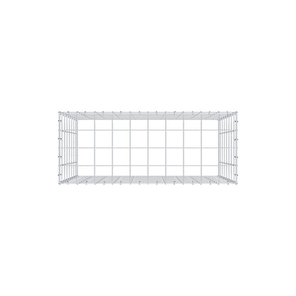 Gavión complementario de tipo 3 100 cm x 80 cm x 40 cm (L x A x P), malla 10 cm x 10 cm, anillo en C