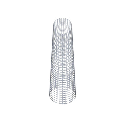 Gabionensäule rund 47 cm Durchmesser, 230 cm Höhe, Maschenweite 5 cm x 5 cm