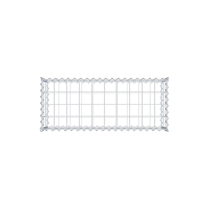 Gabbione 100 cm x 30 cm x 40 cm (L x H x P), maglia 10 cm x 10 cm, spirale