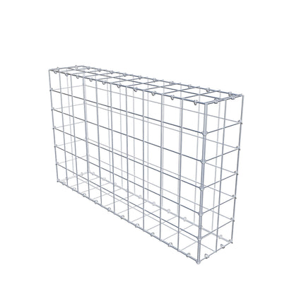 Gabion 100 cm x 60 cm x 20 cm (L x H x D), maskestørrelse 10 cm x 10 cm, C-ring