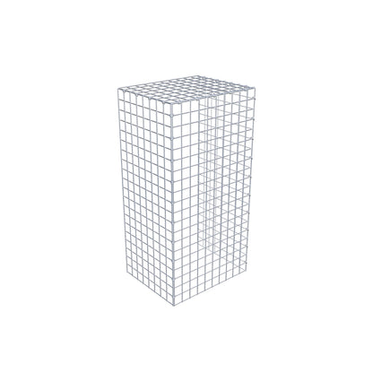 Gabião Tipo 4 100 cm x 40 cm x 50 cm (C x A x P), malhagem 5 cm x 5 cm, anel C