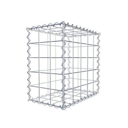 Gabion 50 cm x 50 cm x 30 cm (L x H x D), maskestørrelse 10 cm x 10 cm, spiral
