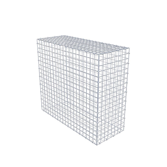 Gabion 100 cm x 90 cm x 40 cm (L x H x D), maskstorlek 5 x 5 cm, spiralring