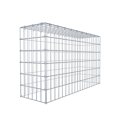 Gabião Tipo 3 100 cm x 60 cm x 30 cm (C x A x P), malhagem 5 cm x 10 cm, anel C
