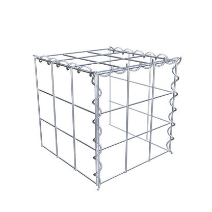 Anbaugabione Typ 4 30 cm x 30 cm x 30 cm (L x H x T), Maschenweite 10 cm x 10 cm, Spirale