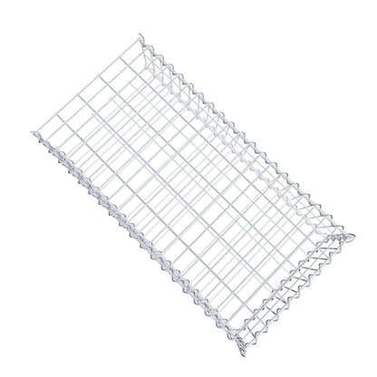 Grown-on gabion type 2 100 cm x 20 cm x 50 cm (L x H x D), mesh size 5 cm x 10 cm, spiral