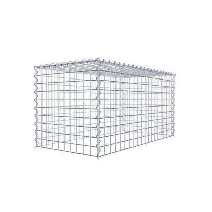 Anbaugabione Typ 3 100 cm x 50 cm x 50 cm (L x H x T), Maschenweite 5 cm x 5 cm, Spirale