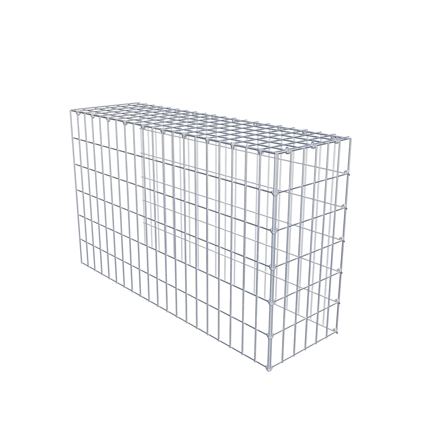 Anbaugabione Typ 4 100 cm x 60 cm x 30 cm (L x H x T), Maschenweite 5 cm x 10 cm, C-Ring