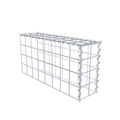 Anbaugabione Typ 4 80 cm x 40 cm x 20 cm (L x H x T), Maschenweite 10 cm x 10 cm, Spirale