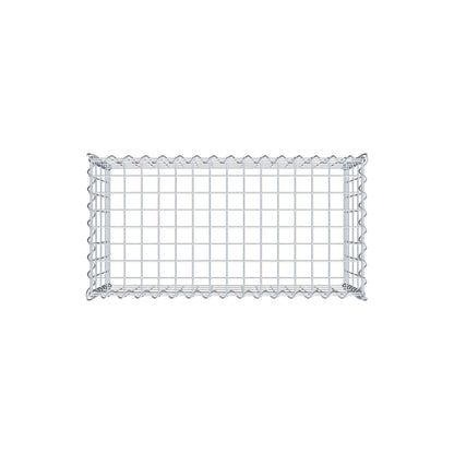 Gavión adicional tipo 3 80 cm x 40 cm x 40 cm (L x A x P), malla 5 cm x 10 cm, en espiral