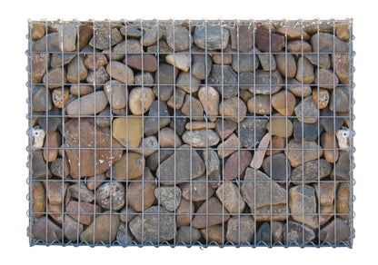 Gabião 100 cm x 70 cm x 30 cm (C x A x P), malhagem 5 cm x 10 cm, espiral