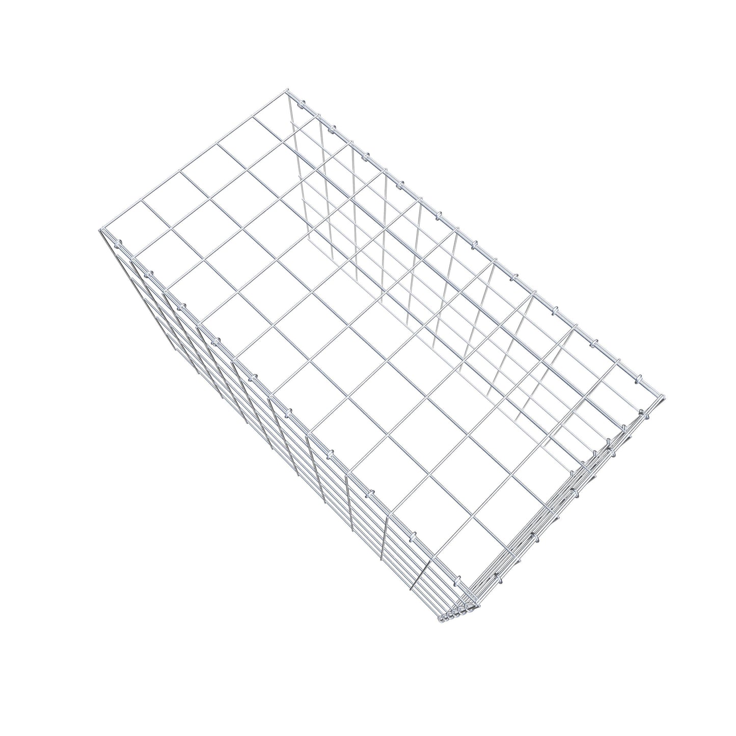 Fourche rapportée type 4 100 cm x 60 cm x 50 cm (L x H x P), mailles 10 cm x 10 cm, anneau C