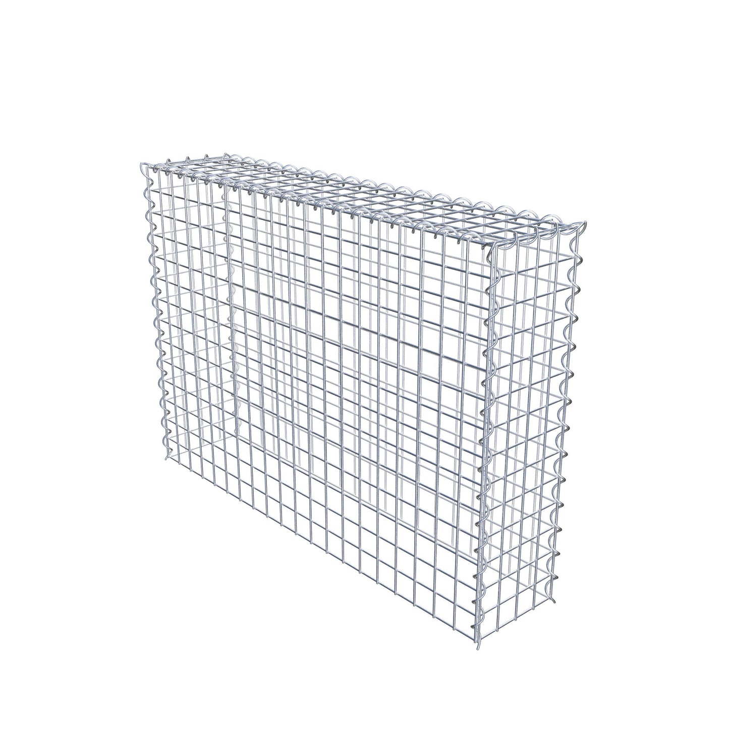 Gavión complementario tipo 3 100 cm x 70 cm x 20 cm (L x A x P), malla 5 cm x 5 cm, espiral