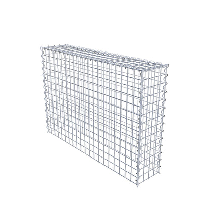 Gavión complementario tipo 3 100 cm x 70 cm x 20 cm (L x A x P), malla 5 cm x 5 cm, espiral