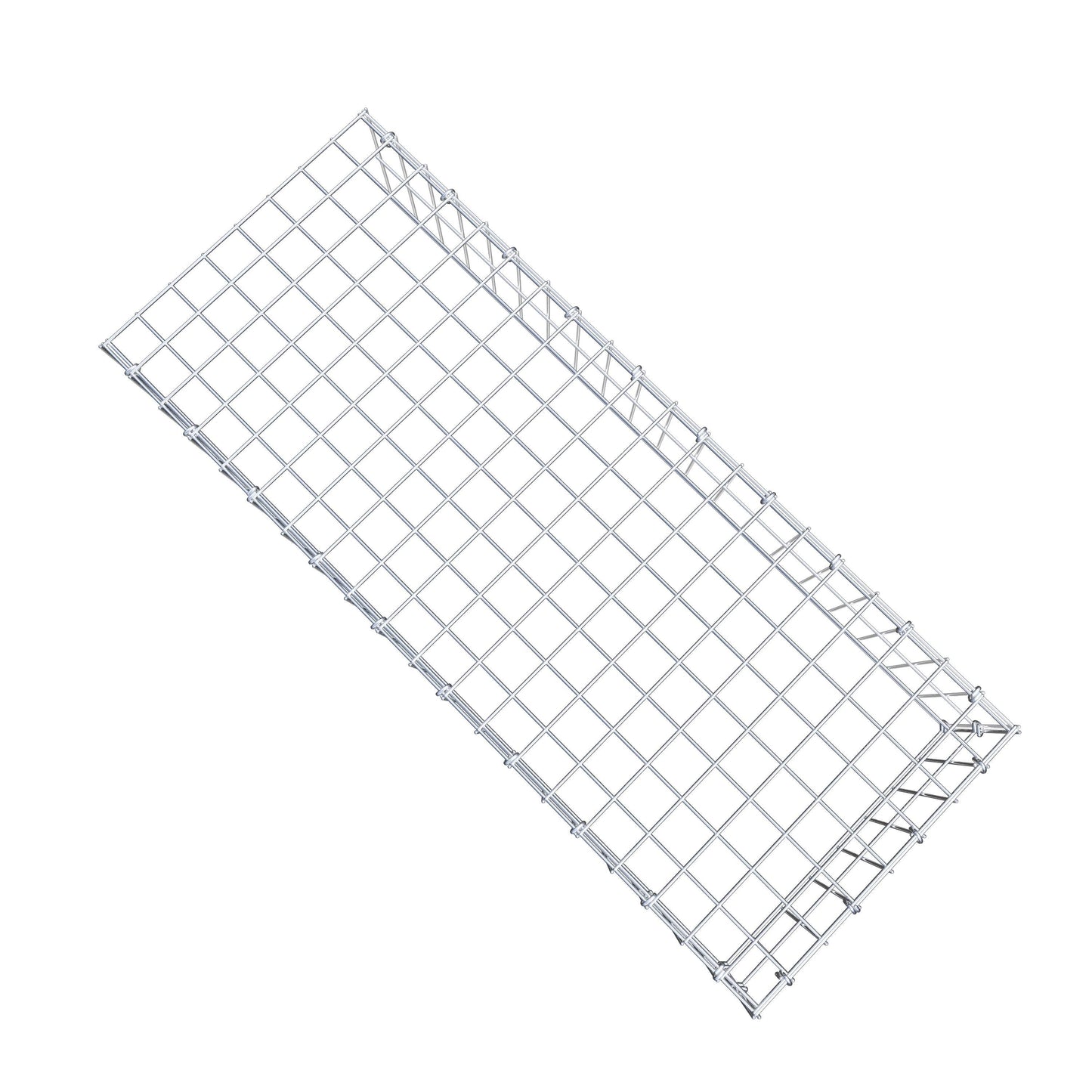 Gabião Tipo 4 100 cm x 20 cm x 40 cm (C x A x P), malhagem 5 cm x 10 cm, anel C
