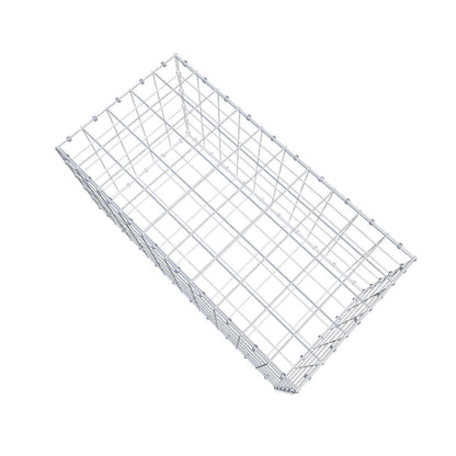 Gabion 100 cm x 50 cm x 50 cm (L x H x P), mailles 10 x 10 cm, anneau en spirale