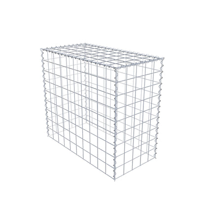 Gabião tipo 3 100 cm x 90 cm x 50 cm (C x A x P), malhagem 10 cm x 10 cm, espiral