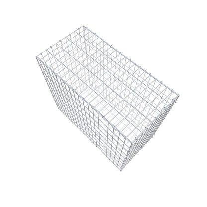 Gabbione 100 cm x 90 cm x 50 cm (L x H x P), maglia 5 x 10 cm, anello a spirale