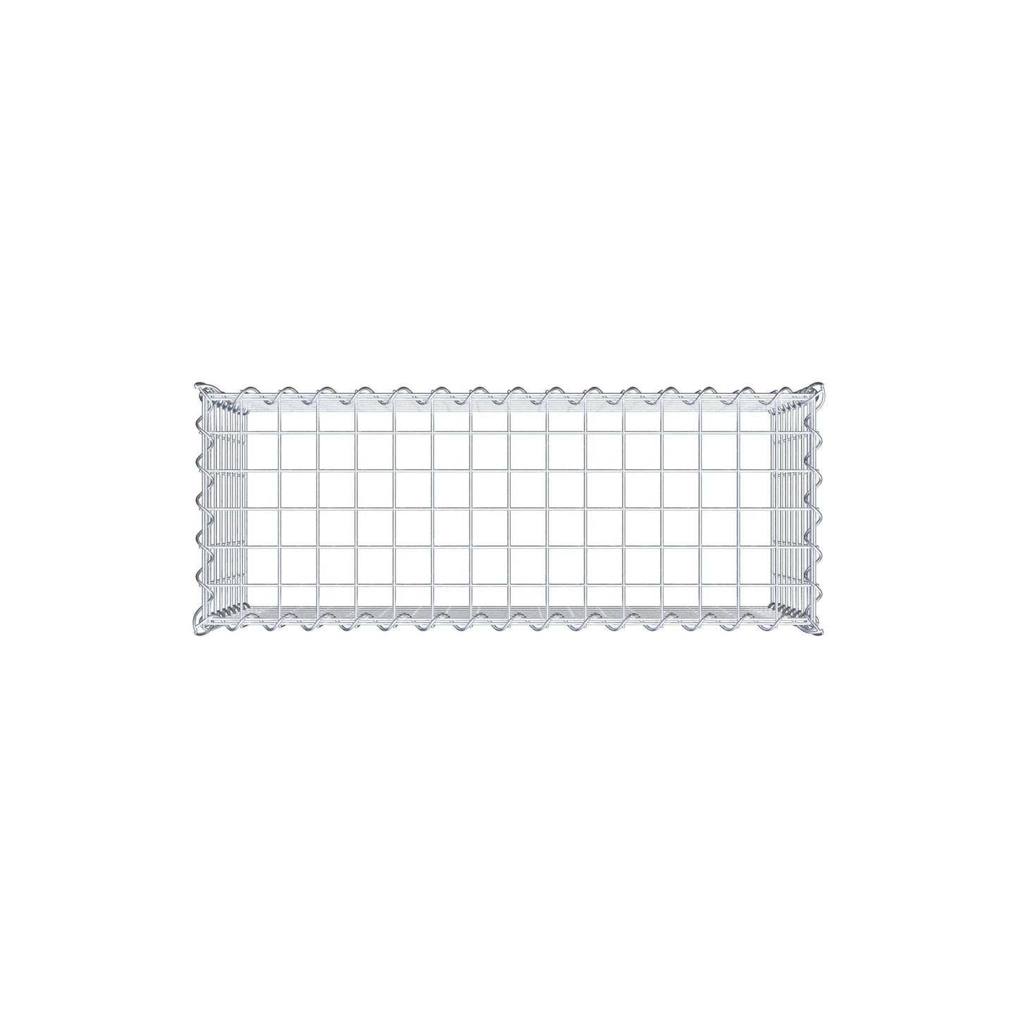 Gavión complementario tipo 3 80 cm x 40 cm x 30 cm (L x A x P), malla 5 cm x 5 cm, espiral