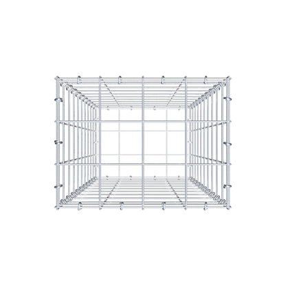 Gabion 100 cm x 40 cm x 30 cm (L x H x D), maskestørrelse 10 cm x 10 cm, C-ring
