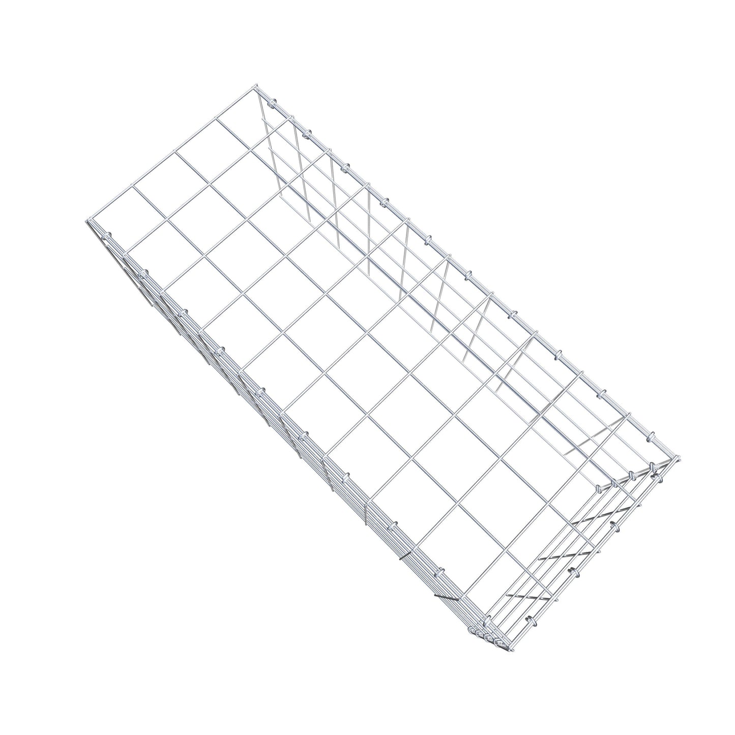 Fourche rapportée type 4 100 cm x 40 cm x 40 cm (L x H x P), mailles 10 cm x 10 cm, anneau en C