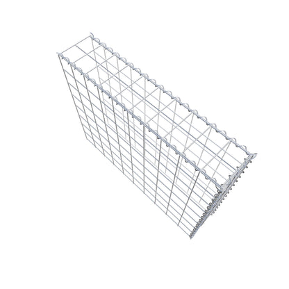 Anbaugabione Typ 4 100 cm x 80 cm x 20 cm (L x H x T), Maschenweite 10 cm x 10 cm, Spirale