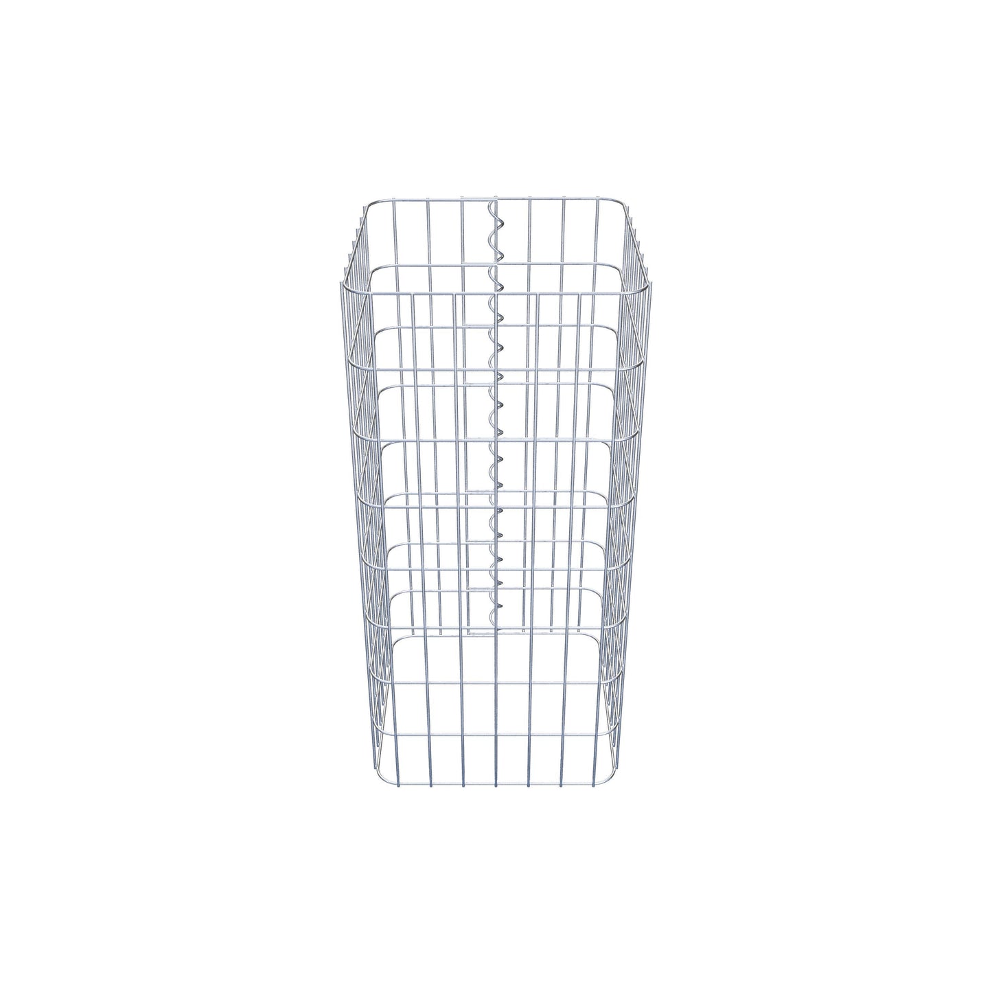 Gabionensäule eckig 37 cm x 37 cm, 80 cm Höhe, MW 5 cm x 10 cm