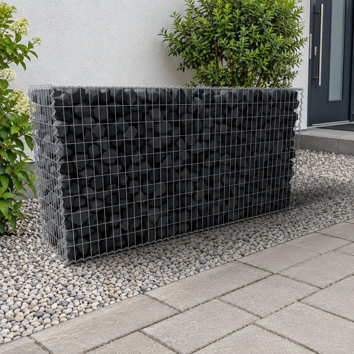 Gabbione 200 cm x 100 cm x 50 cm (L x H x P), maglia 5 cm x 10 cm, spirale